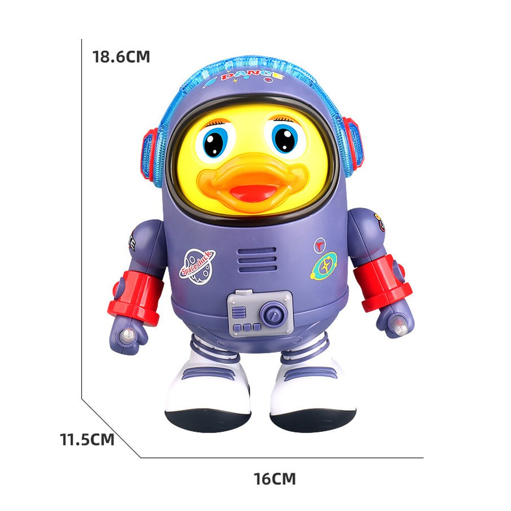 Luminous Dancing Duck - Interactive Space Toy With Music And Light