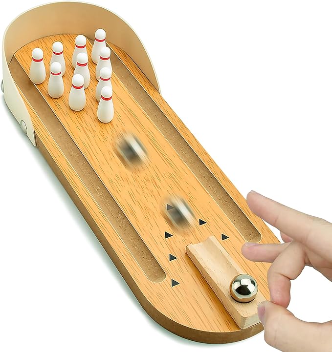 Mini Bowling - Wooden Bowling Alley For The Home
